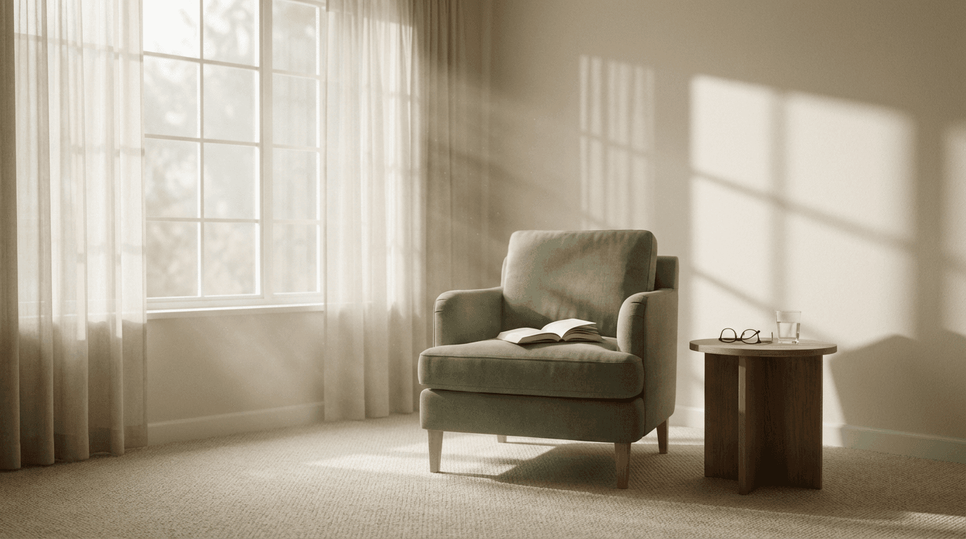 Caregiver speaking with family member